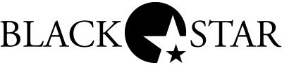 Blackstar logo black